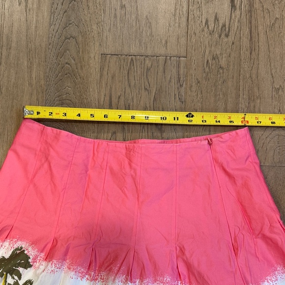 NWOT Old Navy Vintage Pink City Print A-Line Skirt Size 12 - Picture 6 of 7